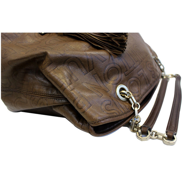 LOUIS VUITTON Paris Souple Whisper GM Monogram Satchel Bag Brown-US