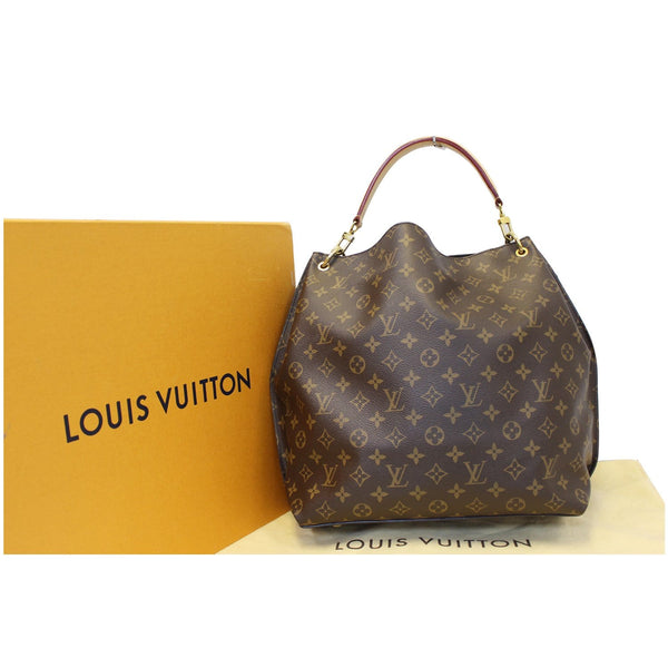 LOUIS VUITTON Metis Hobo Monogram Canvas Shoulder Bag Brown
