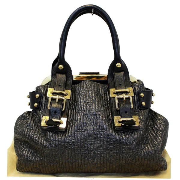 LOUIS VUITTON Motard Biker Black Monogram Satchel Bag-US