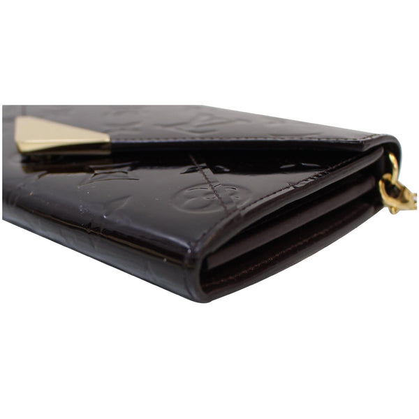 Lv Mira Monogram Vernis Shoulder Chain Pouch