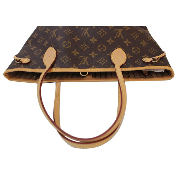 leather straps lv Neverfull PM Shoulder Bag