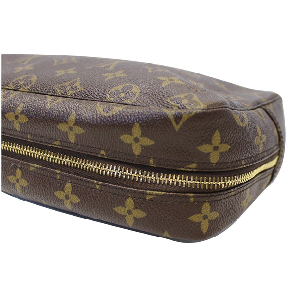 LOUIS VUITTON Trousse Toilette 28 Monogram Canvas Cosmetic Pouch Brown-US
