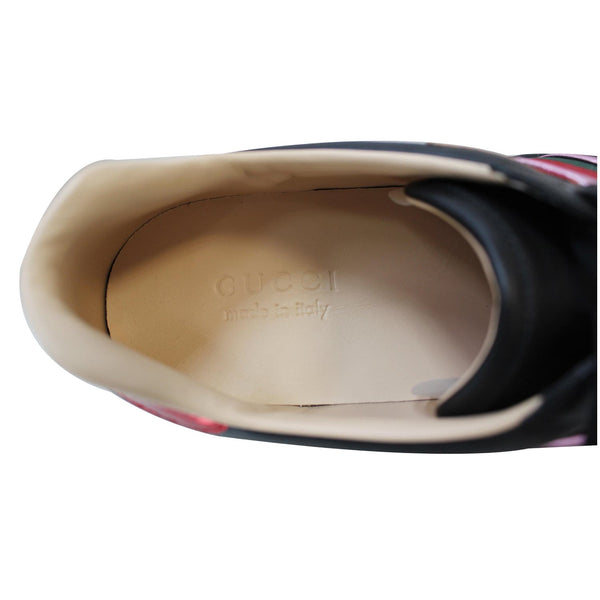 GUCCI Ace Low-Top Flames Sneaker Black 440724 US 7.5