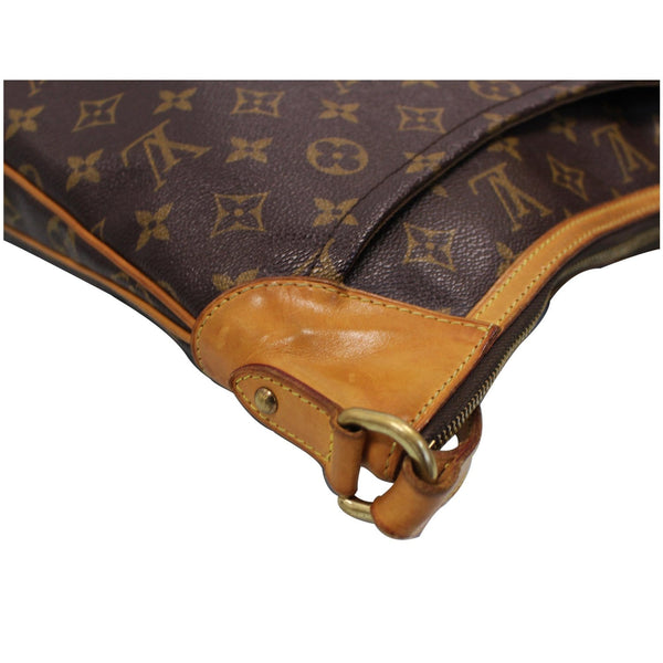 LOUIS VUITTON Odeon MM Monogram Canvas Shoulder Bag Brown