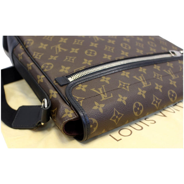 LOUIS VUITTON Bass GM Monogram Macassar Canvas Messenger Bag Brown