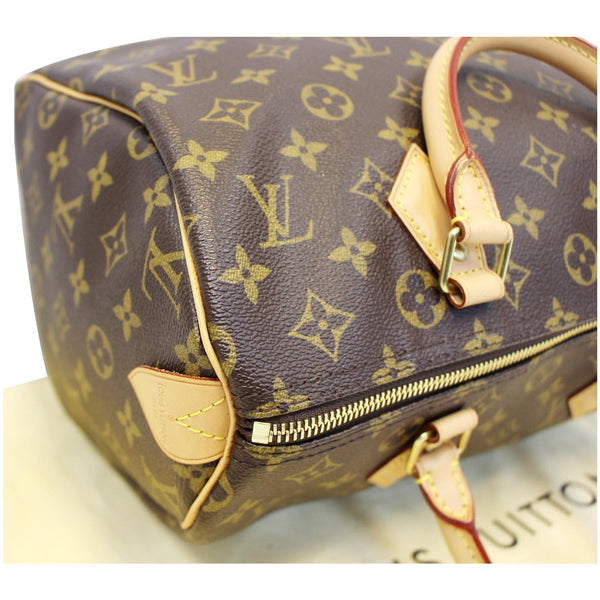 LOUIS VUITTON Speedy 30 Monogram Canvas Satchel Bag-US