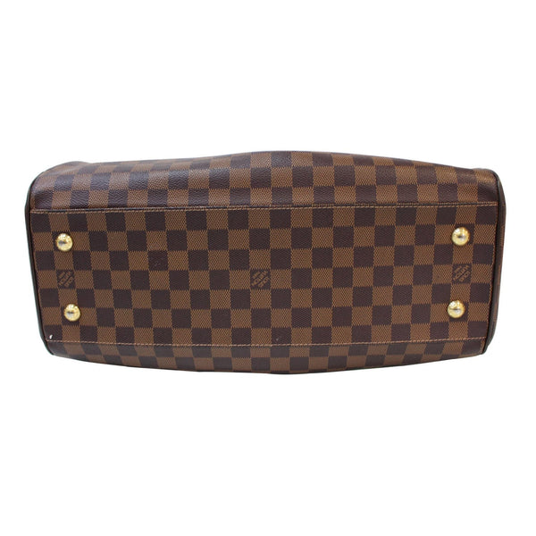 bottom view LV Trevi GM Damier Ebene 2way Bag
