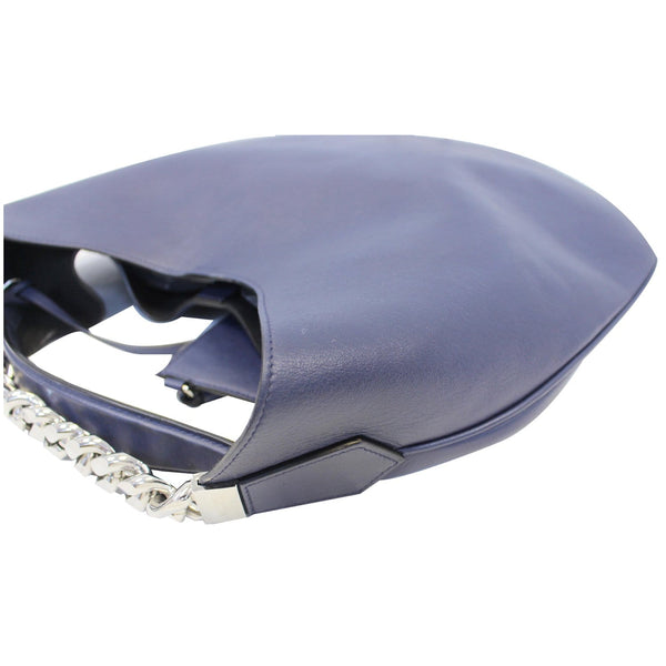 Givenchy Hobo Bag Infinity Medium Leather Blue - side view