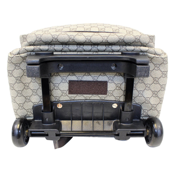 Gucci Backpack Bag GG Supreme Canvas Trolley - bottom view