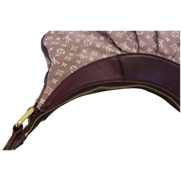 LOUIS VUITTON Rhapsody MM Monogram Mini Lin Shoulder Bag Burgundy