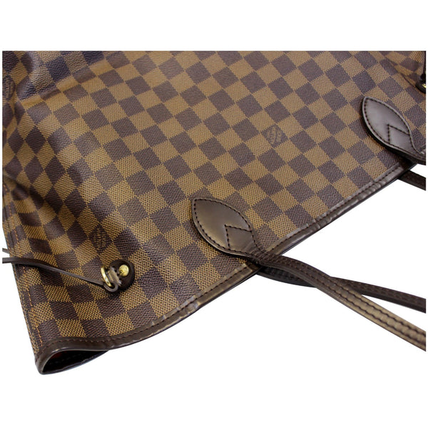 LOUIS VUITTON Neverfull MM Damier Ebene Tote Shoulder Bag-US