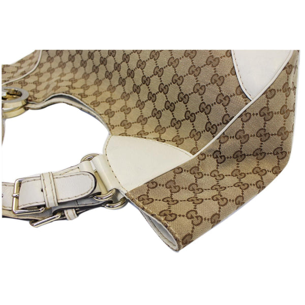 GUCCI Charlotte GG Monogram Beige/White Tote Shoulder Bag