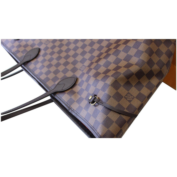 LOUIS VUITTON Neverfull GM Damier Ebene Shoulder Bag Brown