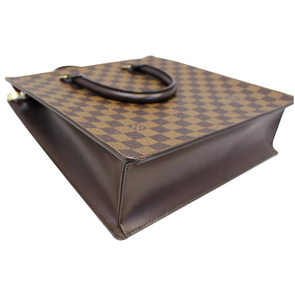 LOUIS VUITTON Damier Canvas Venice Sac-Plat Tote Brown Bag