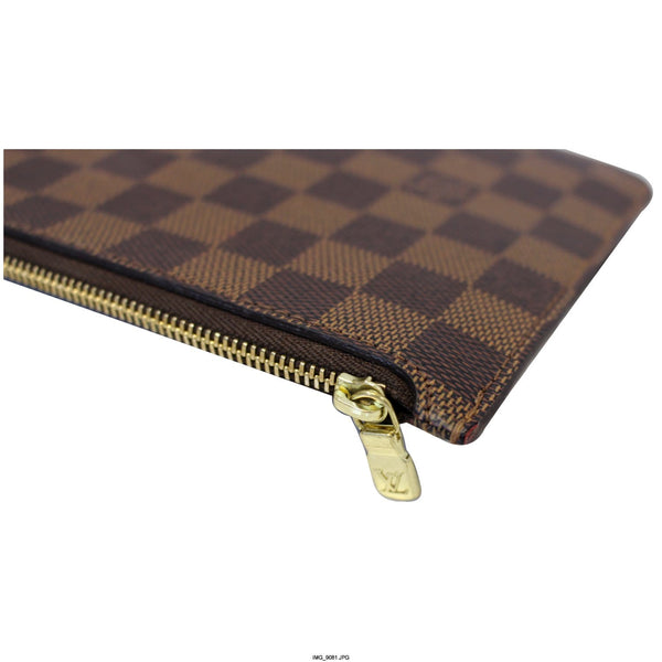 LOUIS VUITTON Pochette Wristlet Pouch Damier Ebene Neverfull MM-US