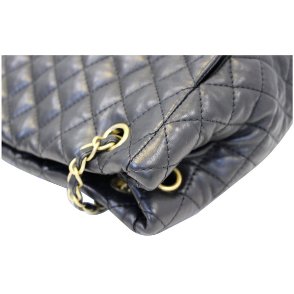 CHANEL Large Shopping Flap Shoulder Bag Black-US