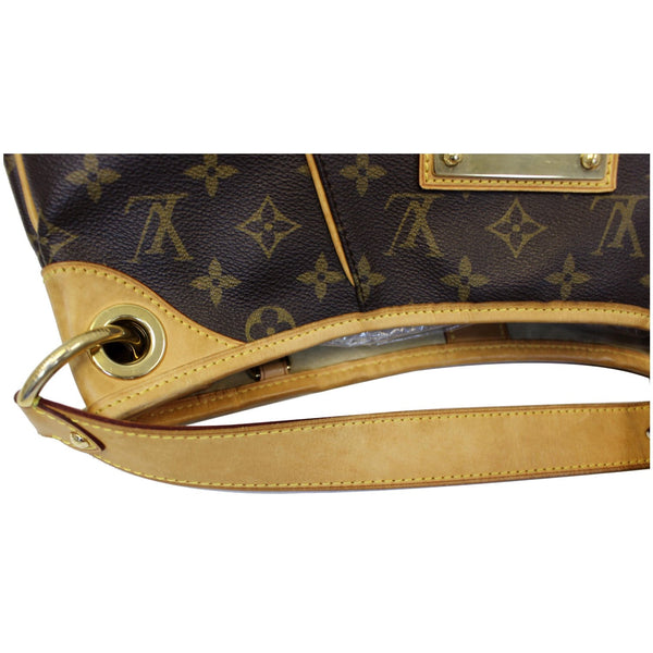 LOUIS VUITTON Galliera PM Monogram Canvas Shoulder Handbag Brown