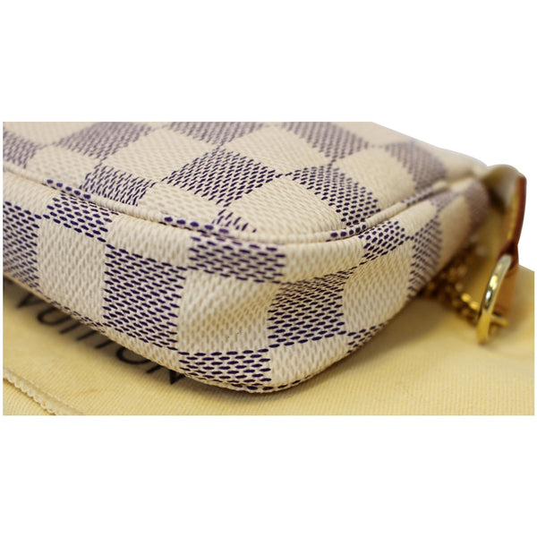 Louis Vuitton Damier Mini Pochette Azur Accessoires Pouch- corner