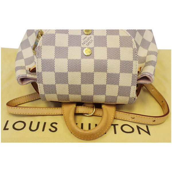 LOUIS VUITTON Sperone BB Damier Azur Backpack Bag White-US