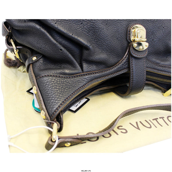 LOUIS VUITTON Mahina XS Monogram Black Leather Shoulder Bag-US