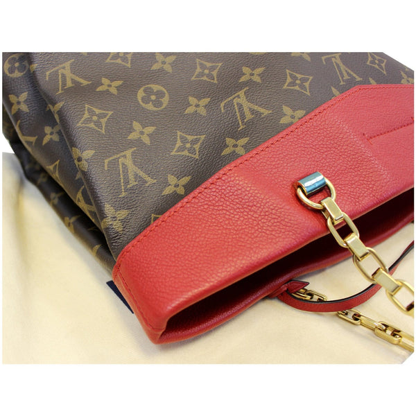 Closeup lv Pallas Chain Monogram Canvas Shopper Bag