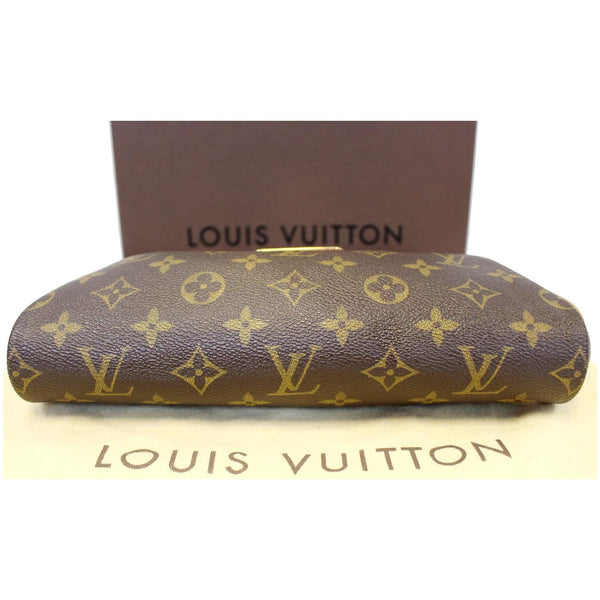 LOUIS VUITTON Pochette Eva Monogram Canvas Clutch Crossbody Bag-US