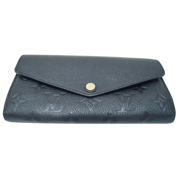 LOUIS VUITTON Sarah Empreinte Leather Wallet Black-US