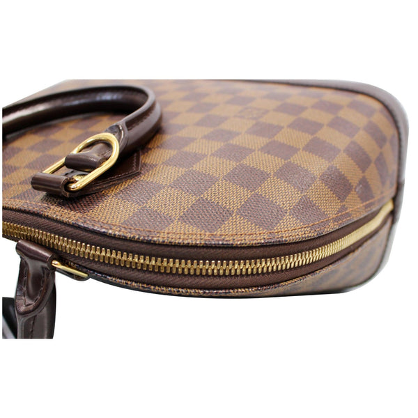 LOUIS VUITTON Alma PM Damier Ebene Satchel Bag Brown