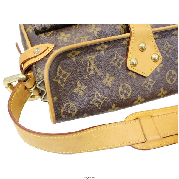 LOUIS VUITTON Hudson PM Monogram Canvas Shoulder Bag