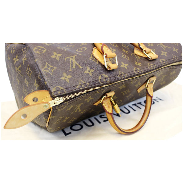 LOUIS VUITTON Speedy 35 Monogram Canvas Satchel Bag-US