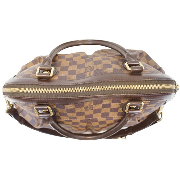 LOUIS VUITTON Trevi GM Damier Ebene Shoulder Handbag Brown