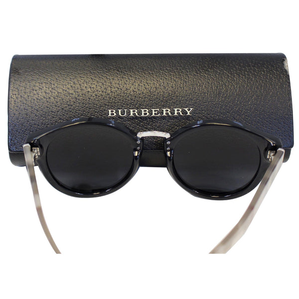 BURBERRY Round Striped Sunglasses 4227 Grey-US