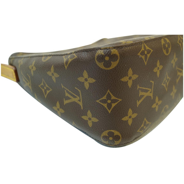 LOUIS VUITTON Looping MM Monogram Canvas Shoulder Bag Brown