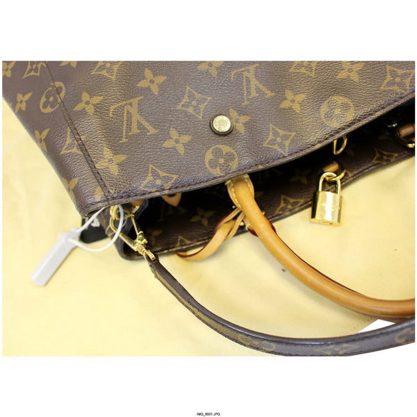 LOUIS VUITTON Montaigne GM Monogram Canvas Shoulder Handbag-US
