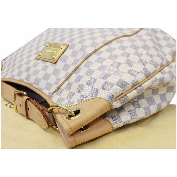 LOUIS VUITTON Galliera GM Damier Azur Shoulder Bag White