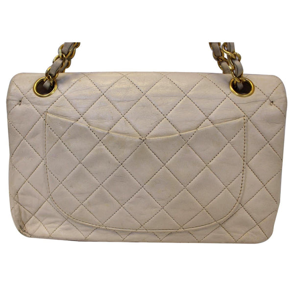 Chanel Classic Medium Double Flap Shoulder Bag Bag Ivory-US