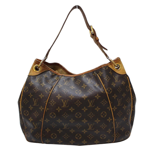 LOUIS VUITTON Galliera PM Monogram Canvas Shoulder Handbag Brown-US
