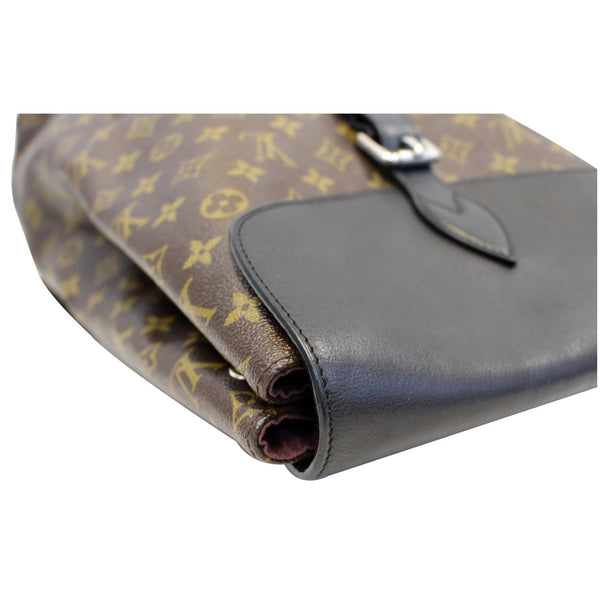 LOUIS VUITTON Palk Monogram Macassar Canvas Backpack Bag Black-US