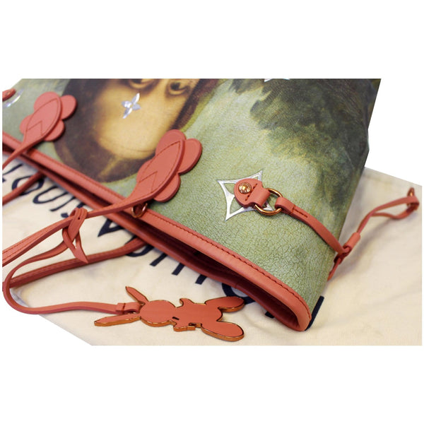 Louis Vuitton Jeff Koons Da Vinci Neverfull MM Bag side