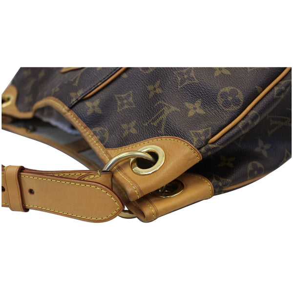 LOUIS VUITTON Galliera PM Monogram Canvas Shoulder Handbag Brown