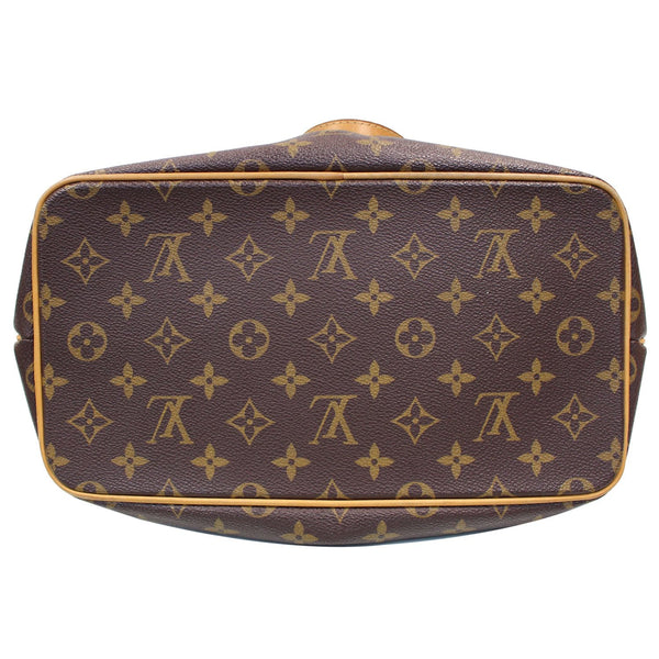 LOUIS VUITTON Palermo PM Monogram Canvas Shoulder Bag Brown