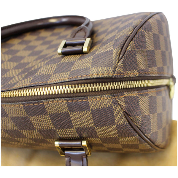 LOUIS VUITTON Ribera MM Damier Ebene Satchel Bag Brown-US