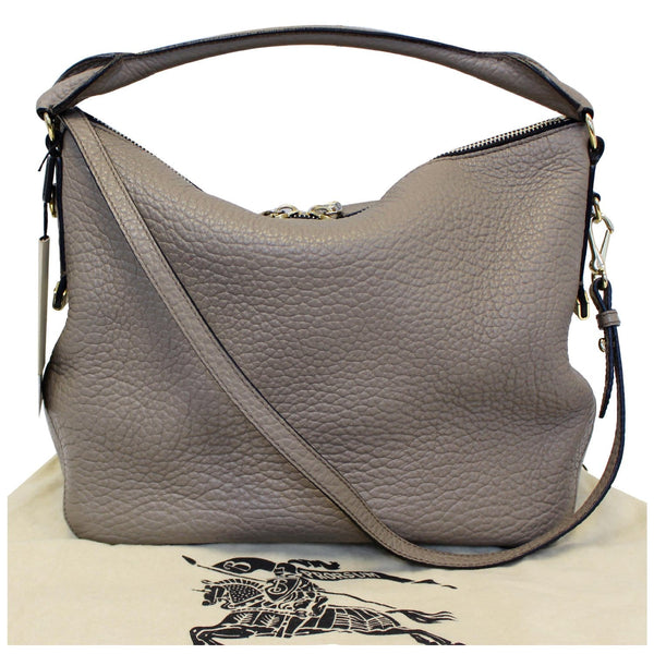 Burberry Leather Ledbury Grain Hobo Shoulder Bag for sale