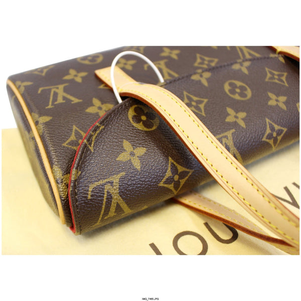 LOUIS VUITTON Sonatine Monogram Canvas Satchel Bag