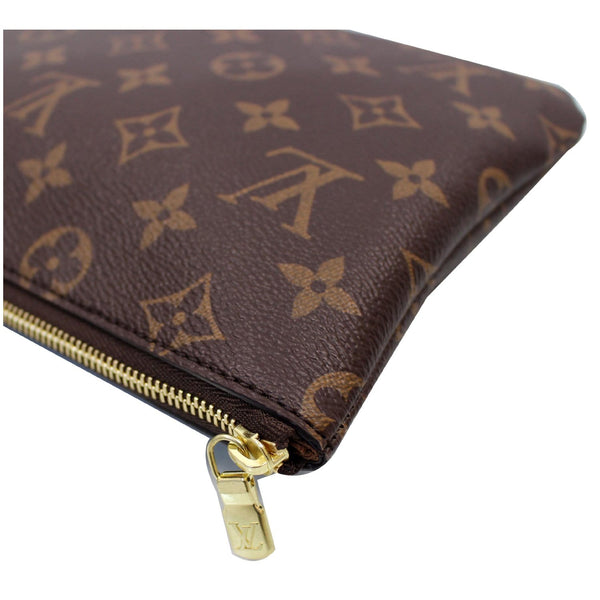 LOUIS VUITTON Etui Voyage PM Monogram Canvas Pouch Brown
