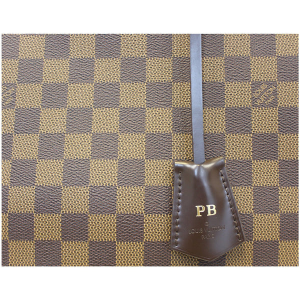 LOUIS VUITTON Alma Damier Ebene Satchel Bag Brown-US