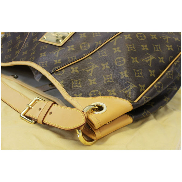 LOUIS VUITTON Galliera GM Monogram Canvas Shoulder Tote Bag Brown