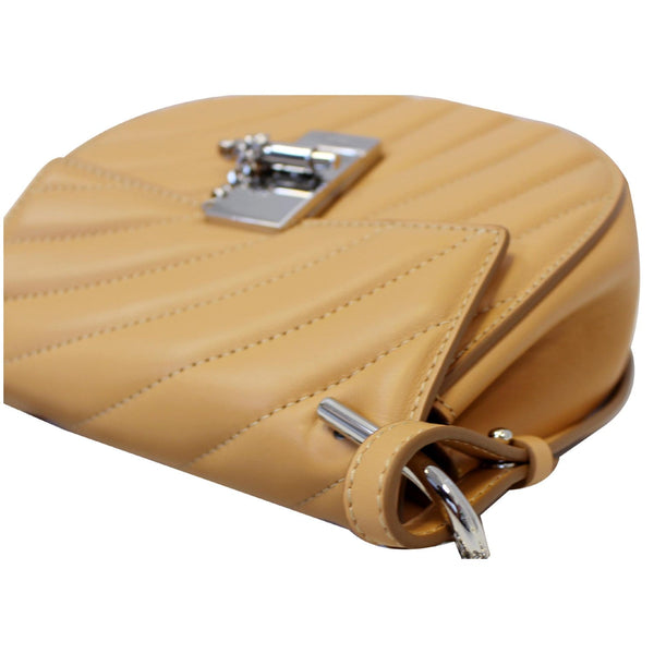 CHLOE Mini Drew Bijou Calfskin Shoulder Bag Peach