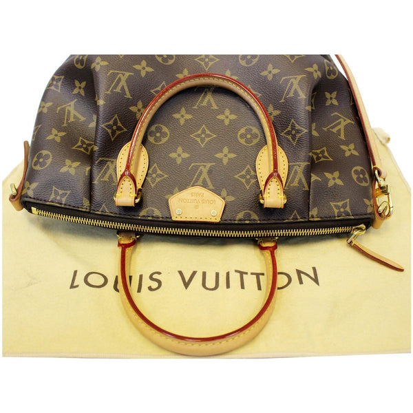 LOUIS VUITTON Turenne PM Monogram Canvas Shoulder Bag Brown