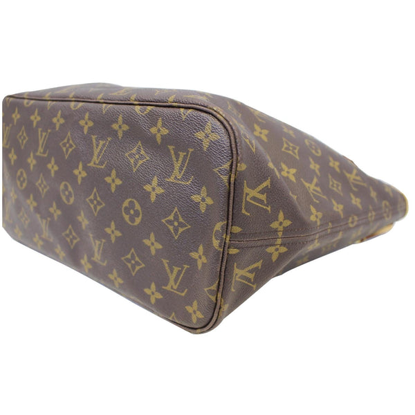 LOUIS VUITTON Neverfull MM Monogram Canvas Tote Shoulder Bag Brown